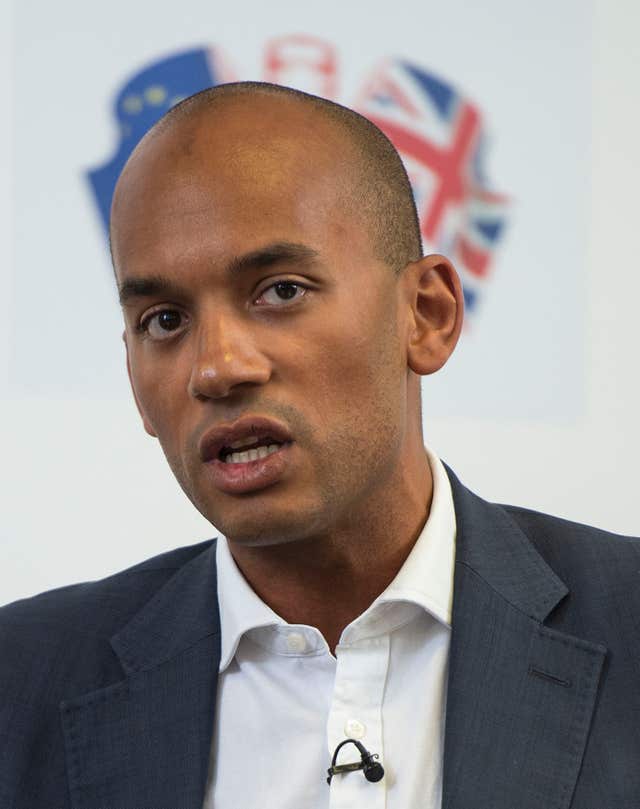 Labour's Chuka Umunna accused Mr Johnson of hypocrisy (Lauren Hurley/PA)