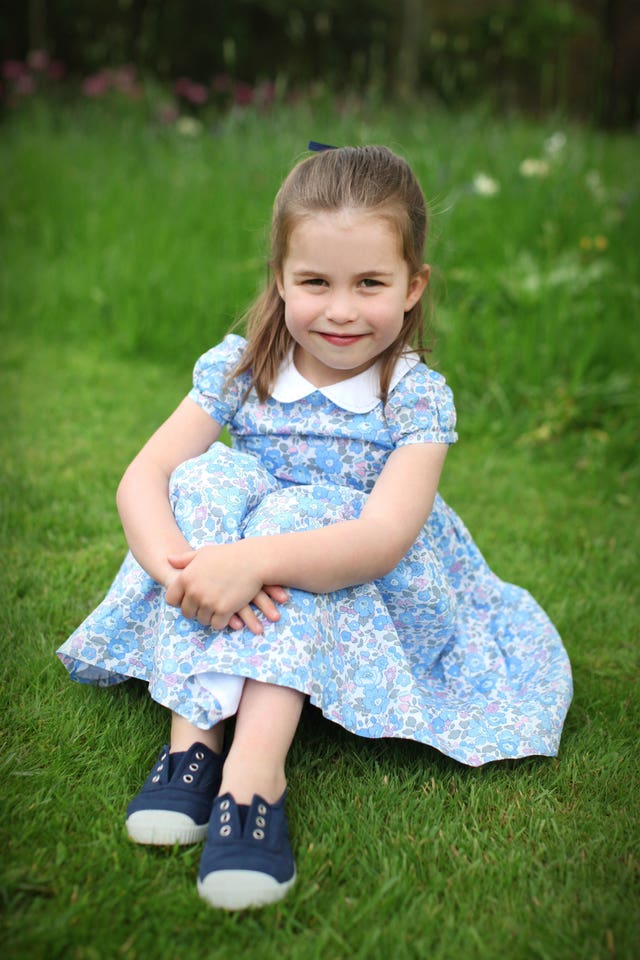 Charlotte in her birthday photos