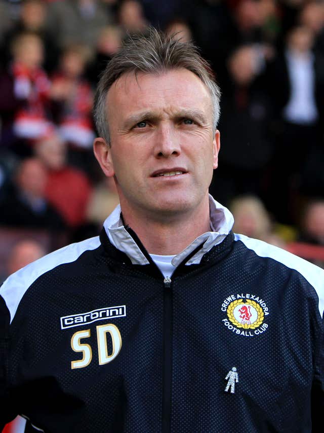 Steve Davis formerly managed Crewe
