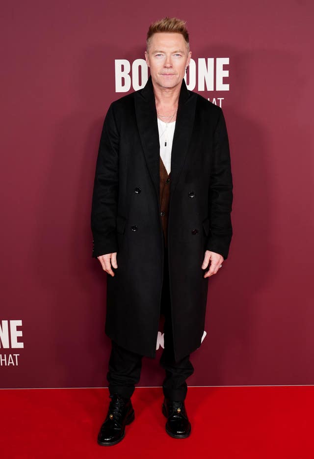 Boyzone No Matter What premiere – London