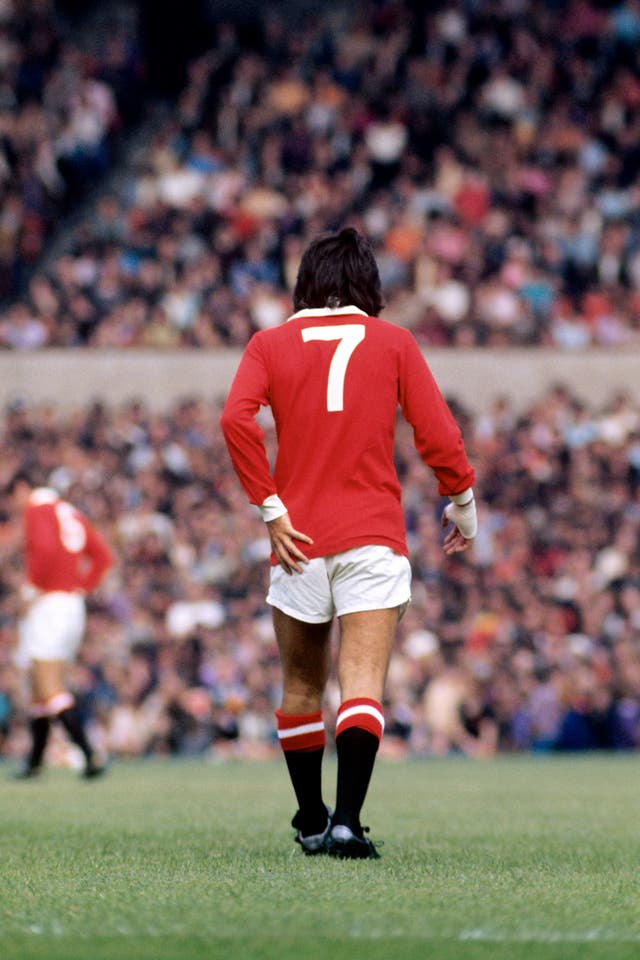 George Best was the first of Manchester United's high-profile number sevens. (EMPICS)