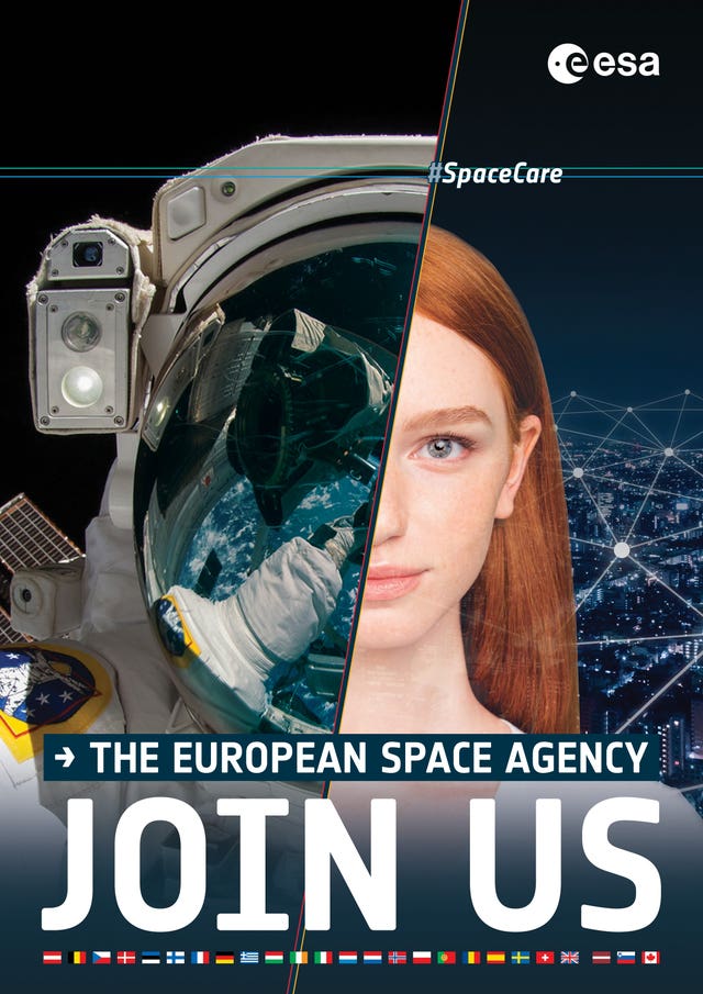 The European Space Agency is encouraging women to apply