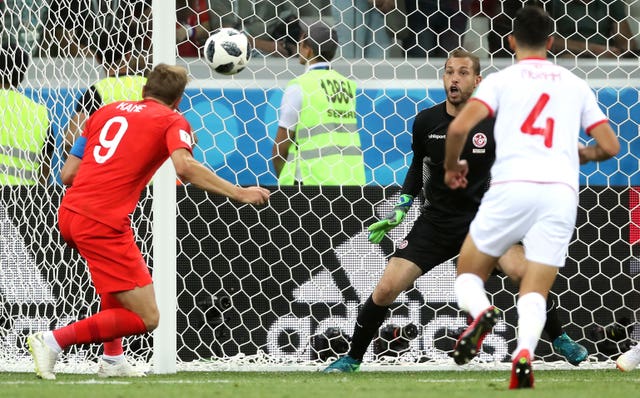 Harry Kane heads England's winner against Tunisia