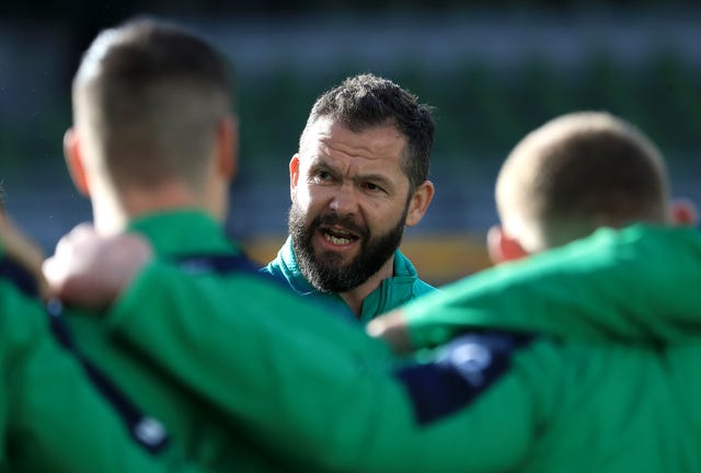Andy Farrell's first year as Ireland head coach was assessed as 