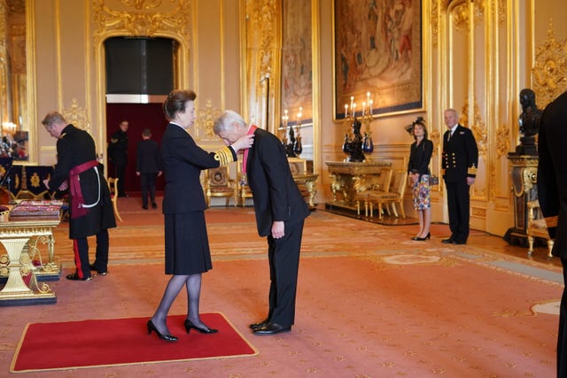 Princess Royal and Nick Ross