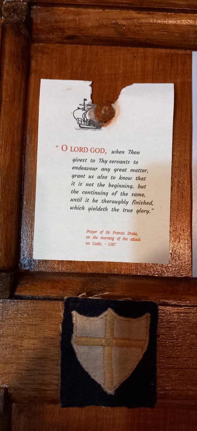 Some of the items used by Colin Brooks-Williams in his role