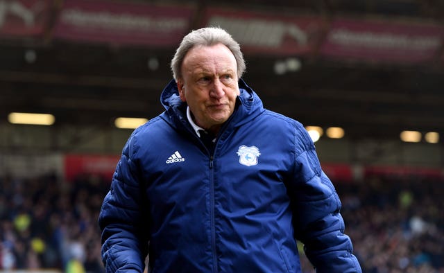 Luck has gone against Neil Warnock's Cardiff recently (Anthony Devlin/PA)