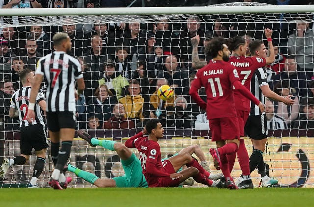Cody Gakpo scores Liverpool's second