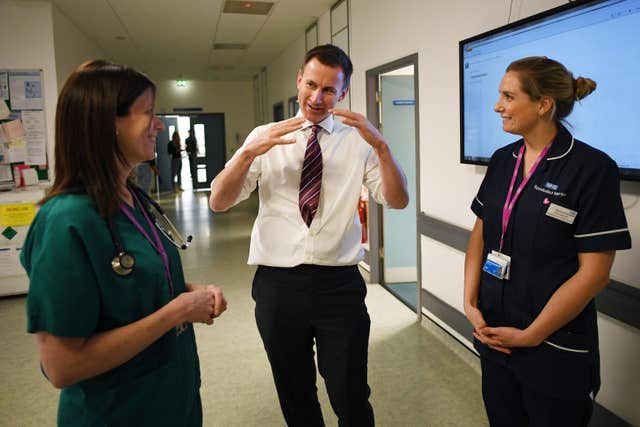 Jeremy Hunt, who was health secretary for six years