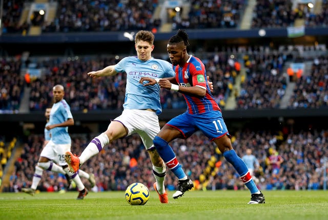 John Stones is a doubt for City's game against Burnley (Martin Rickett/PA)