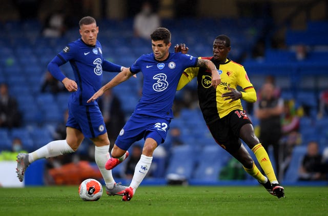 Christian Pulisic, left, was dangerous throughout the match