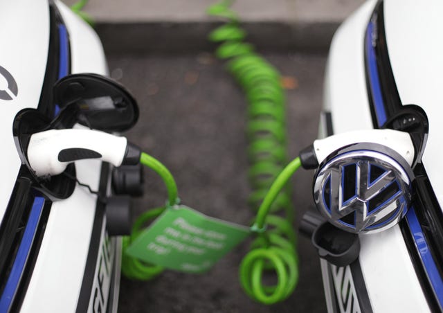 VW Electric Hybrid Car Recharging Stock