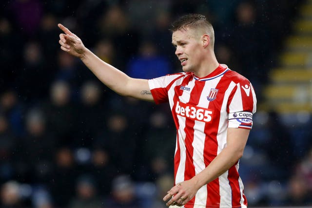 Stoke City's Ryan Shawcross was formerly on the books of Manchester United 