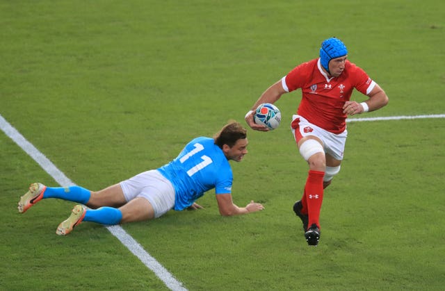 Justin Tipuric captained Wales during the 2019 World Cup group match with Uruguay