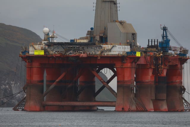 Oil rig boarded