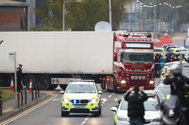 Bodies found in lorry container