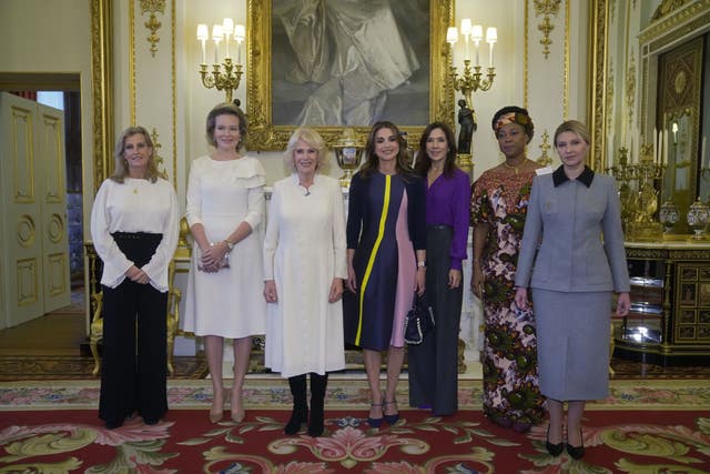 Reception to raise awareness of violence against women and girls
