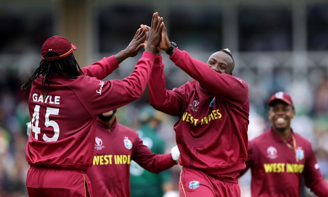 Andre Russell (right) produced a rapid spell