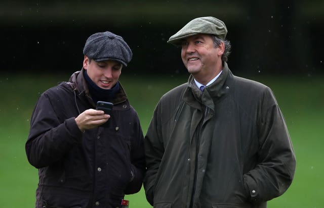 Harry Herbert (right) has high hopes for Royal Patronage