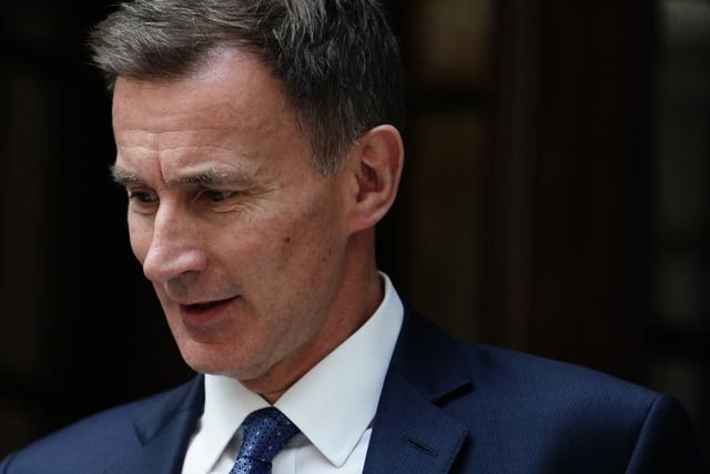 Chancellor Jeremy Hunt