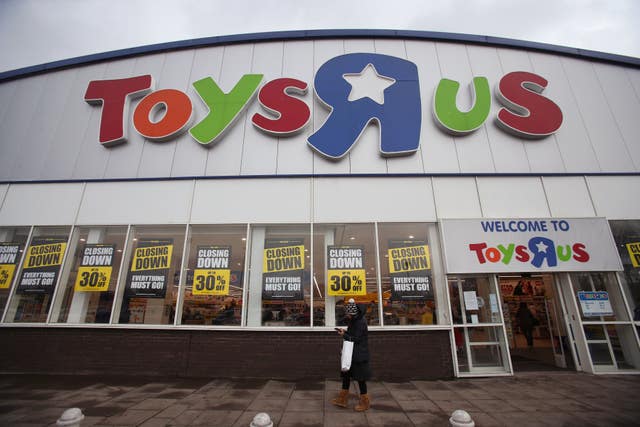Toys R Us have filed for administration in a nightmare quarter for the retail sector (Yui Mok/PA) 