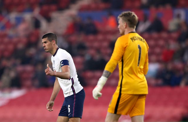 Coady (left) is poised to earn his eighth cap