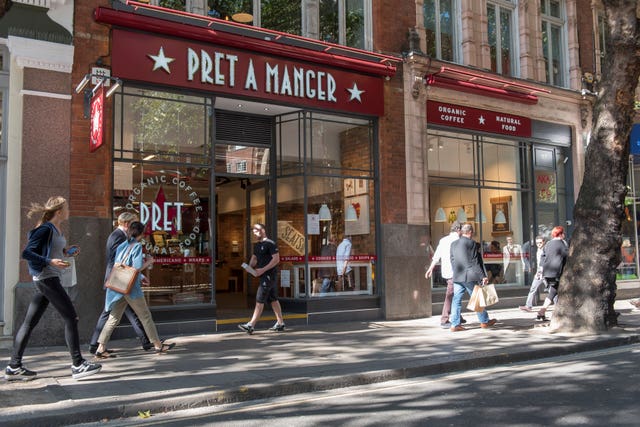 Pret A Manger storefront