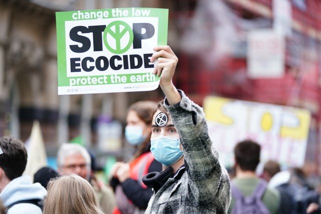Cop26 climate protest