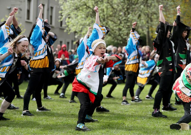 Performers at the festival