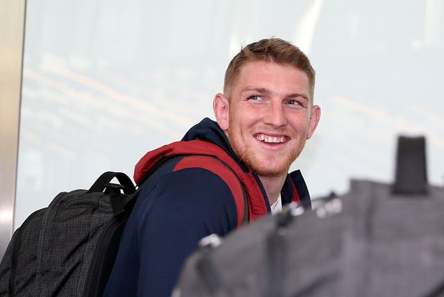 Ruaridh McConnochie has a smile on his face