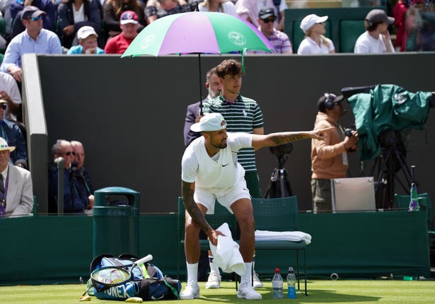 Nick Kyrgios had an action-packed start to the tournament