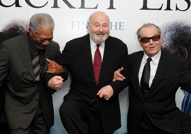 Morgan Freeman, Rob Reiner and Jack Nicholson