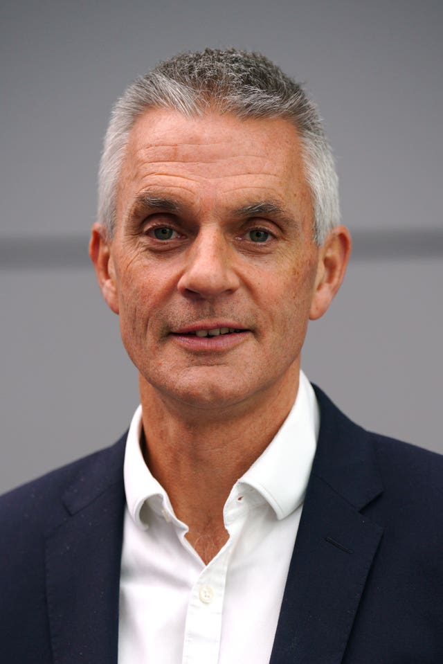 A close-up of BBC director-general Tim Davie
