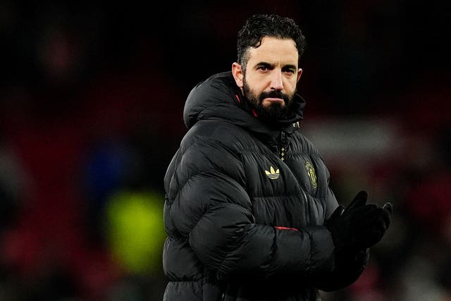 Manchester United manager Ruben Amorim