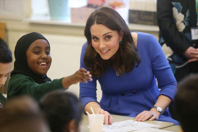 Fun in the classroom (Jonathan Brady/PA)