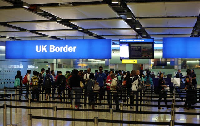 UK Border stock