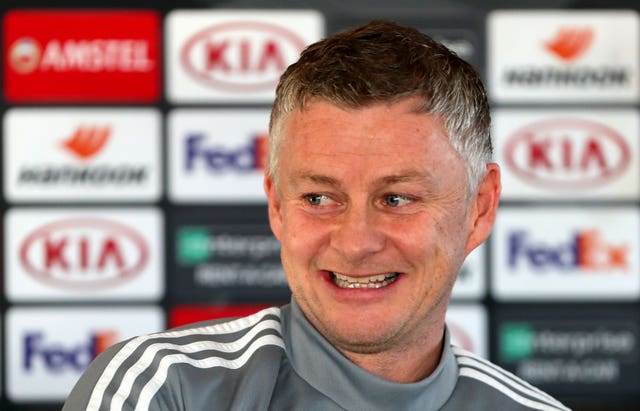 Manchester United manager Ole Gunnar Solskjaer was in good spirits on Wednesday morning