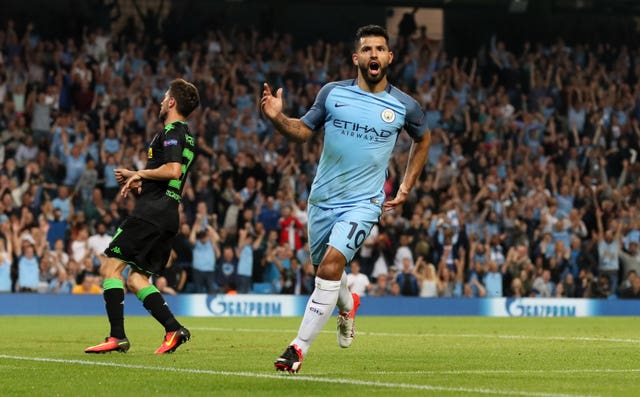 Sergio Aguero scored a hat-trick when the sides met at the Etihad Stadium in September 2016