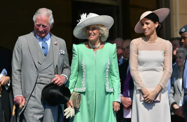 The Prince of Wales is celebrating his 70th birthday at the garden party (Dominic Lipinski/PA)