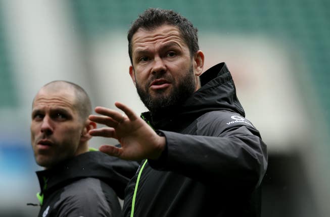 Ireland Captain’s Run – Twickenham Stadium
