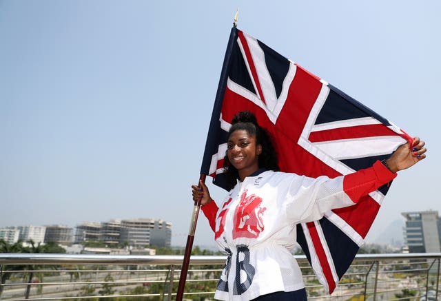 Kadeena Cox was Great Britain's closing ceremony flagbearer in Brazil