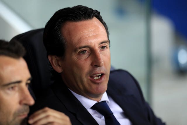 Unai Emery led Paris St Germain to Ligue 1 glory before stepping down at the end of the season (Adam Davy/Empics)