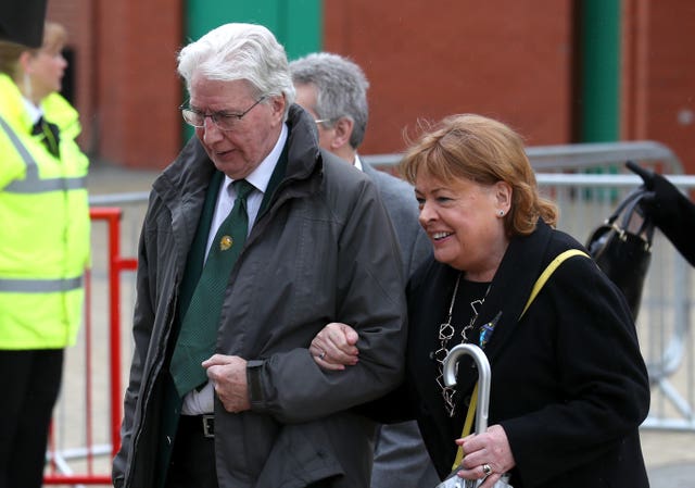 Stevie Chalmers Funeral – St Mary's Church