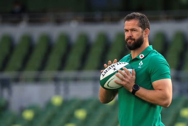 Ireland head coach Andy Farrell selected eight debutants