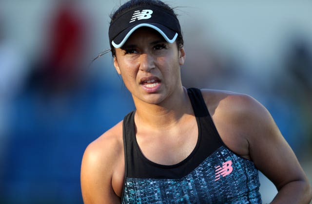 Great Britain's Heather Watson was victorious in Sydney