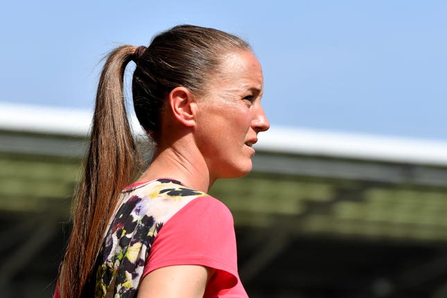 Casey Stoney led Manchester United to promotion at the first attempt