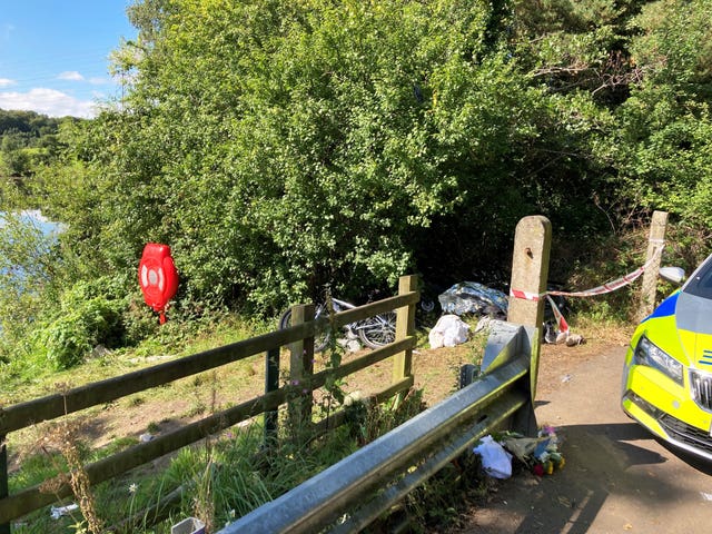 The scene at Enagh Lough