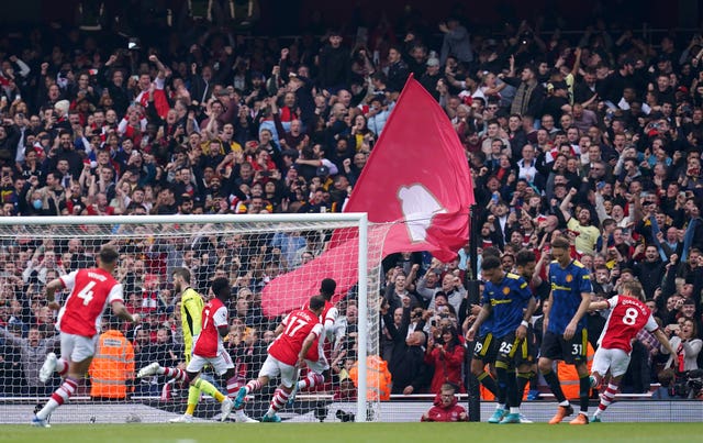 Arsenal celebrate