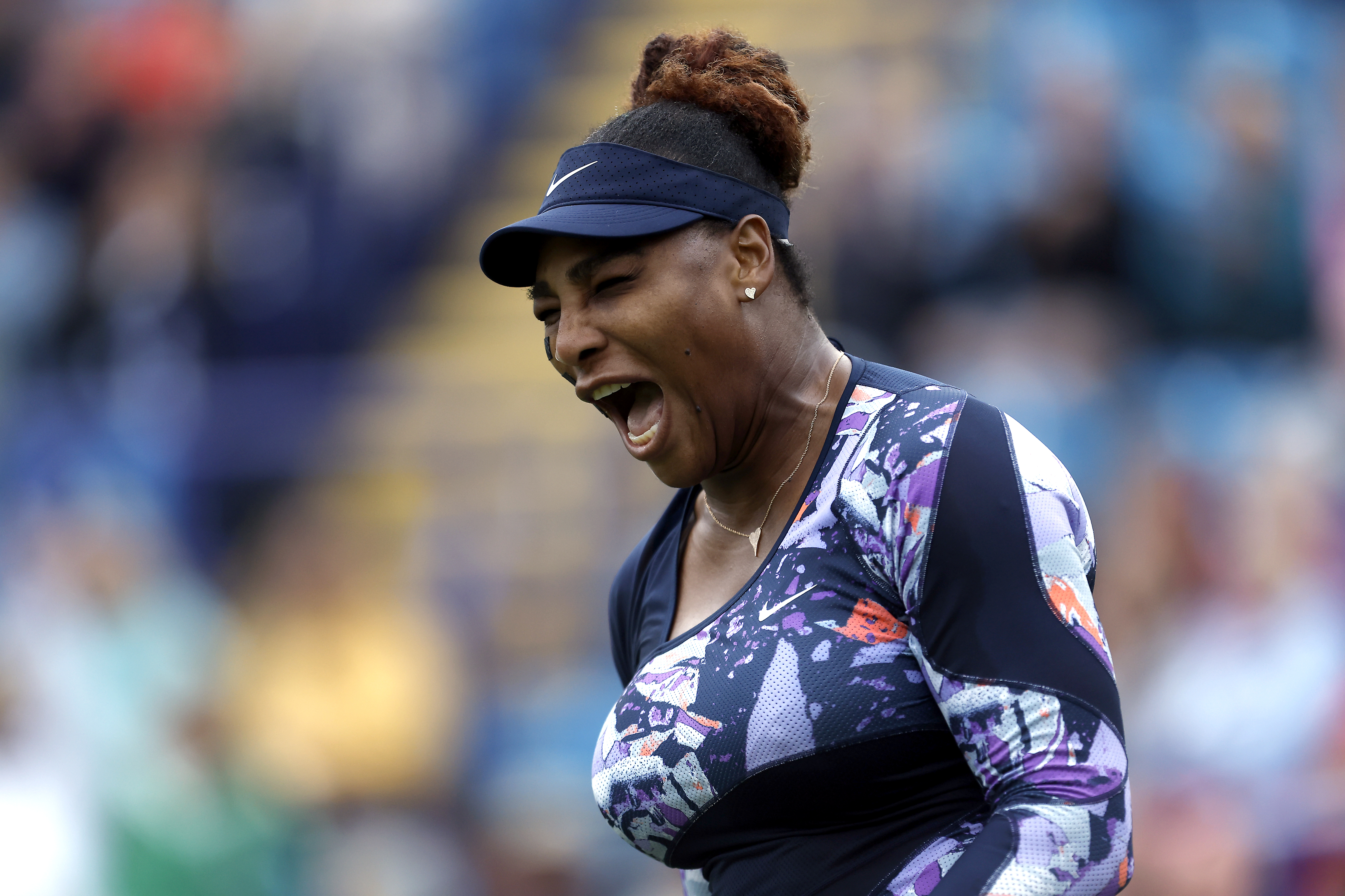 Serena Williams was back in action