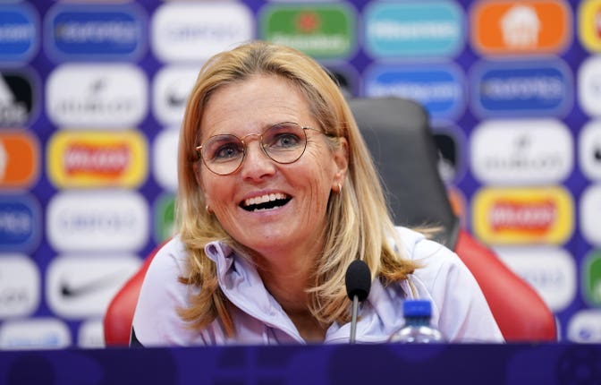 Sarina Wiegman did not want to dwell on previous England defeats.
